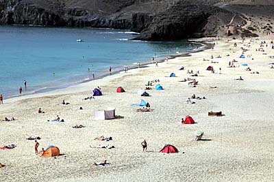 Paradies für Sonnenanbeter und Strandfans auf Lanzarote - die Papagayostrände